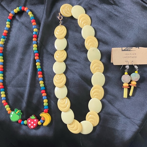 Costume And Handmade Jewelry Bundle 3 Piece Lot - Picture 8 of 10